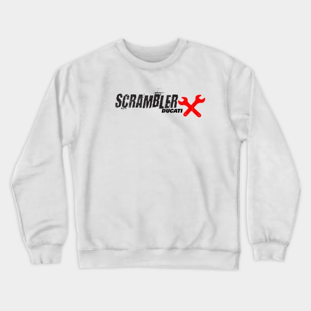 Scrambler Crewneck Sweatshirt by Toby Wilkinson